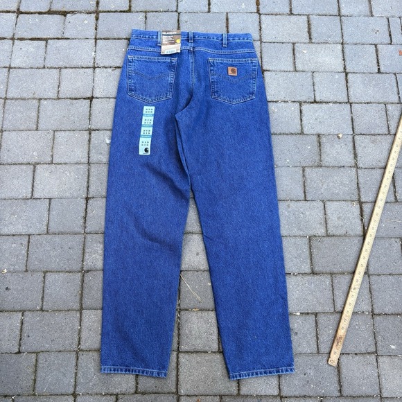 Carhartt Other - NWT Carhartt B17 DST Relaxed Fit Tapered Leg Jeans Men's 34x34 Blue Vintage Y2K